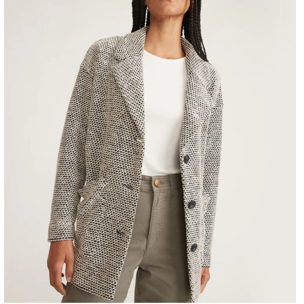 Marine Layer Birdseye Blazer - Size S